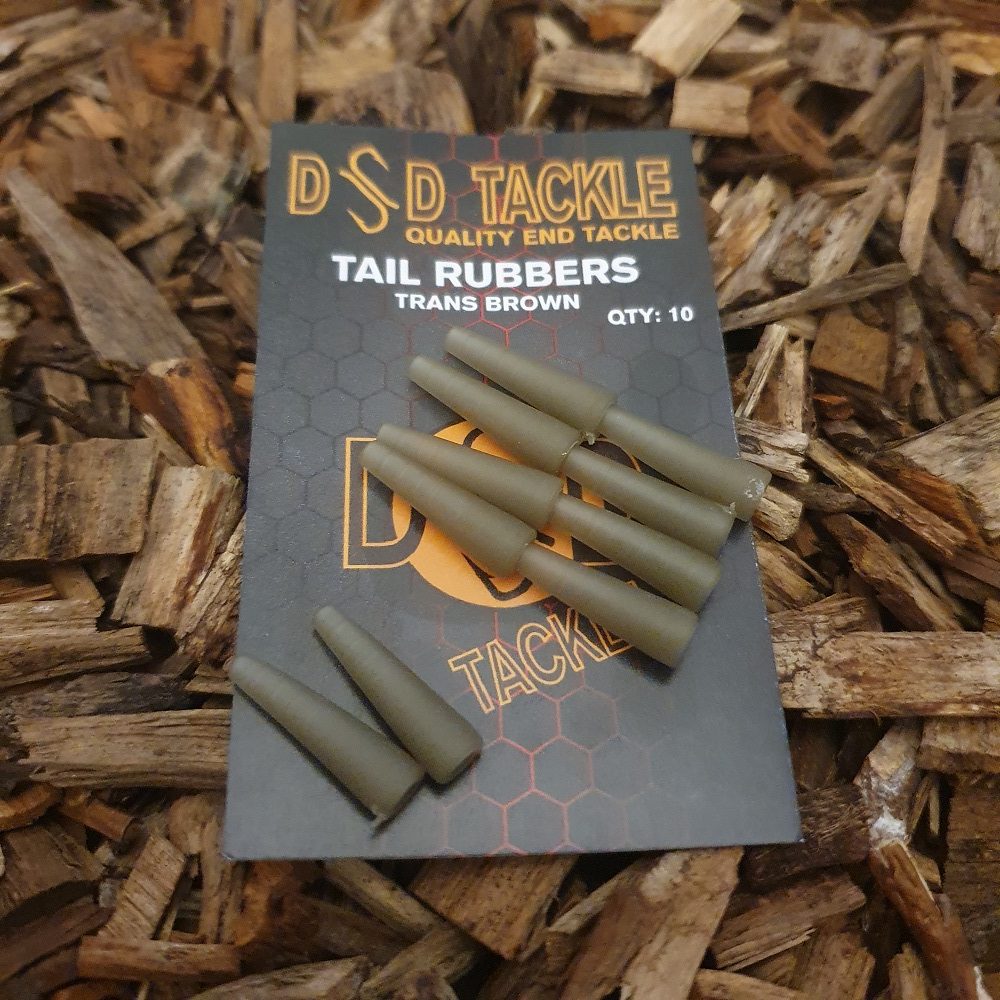 Tail rubbers - trans brown